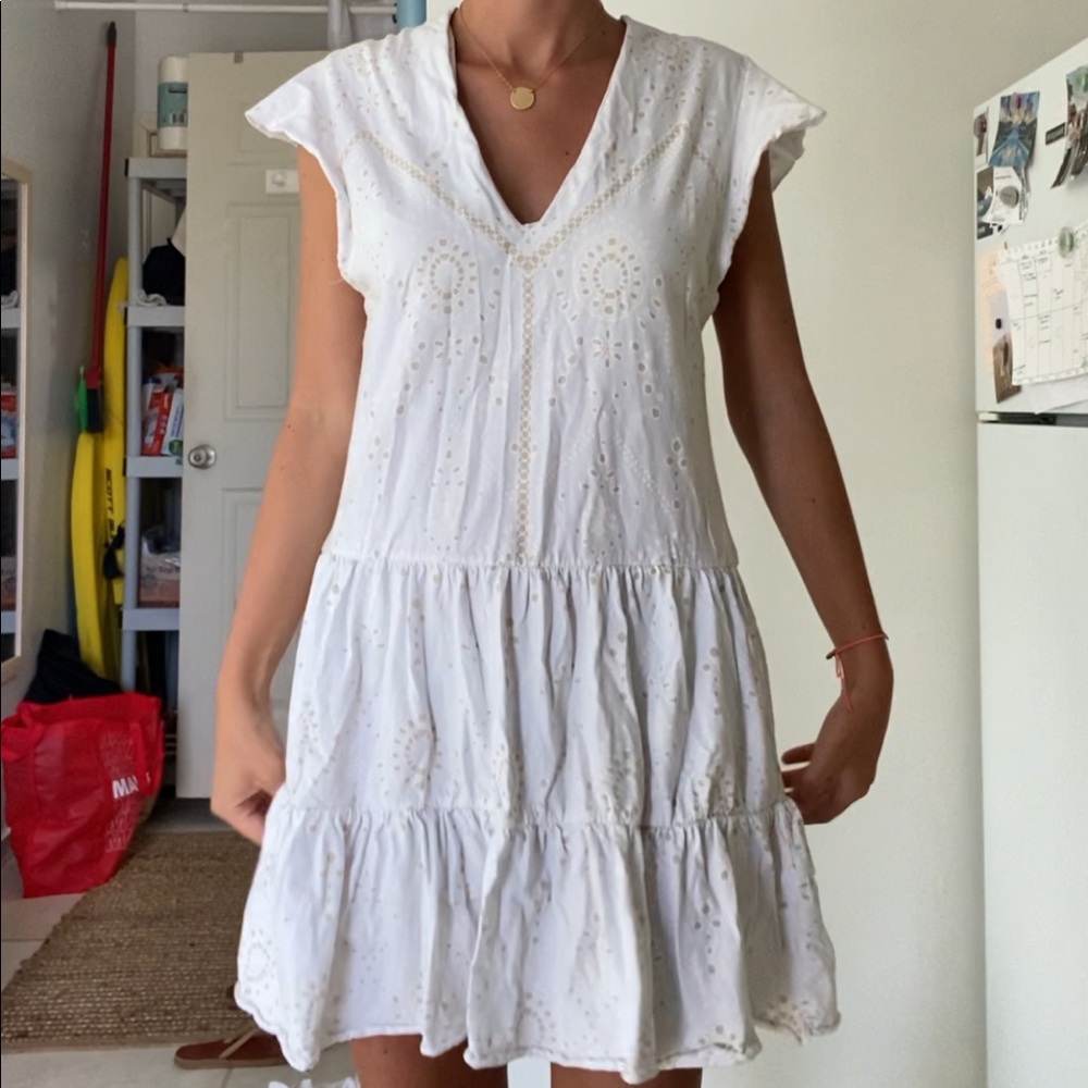Zara eyelet dress